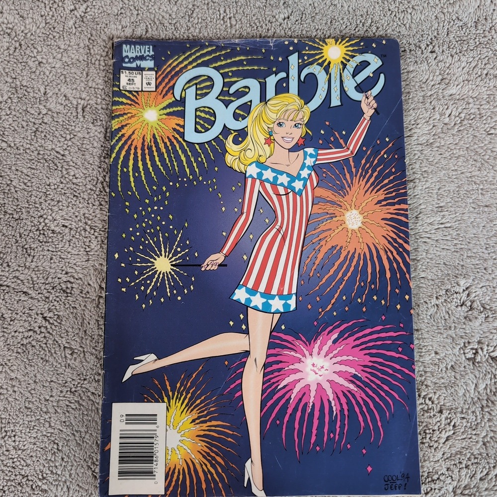 Vintage Barbie Marvel Comics Issue 45 Sept 1994 Lion King Ad 90s Collectible